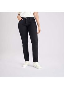 Stretch-Jeans MAC "Dream", Damen, Gr. 38, L&auml;nge 28, schwarz (schwarz, schwarz28), Denim/Jeans, Obermaterial: 48% Baumwolle, 48% Polyester, 4% Elasthan, eng normal, Jeans Stretch-Jeans, mit Stretch f&uuml;r den perfekten Sitz