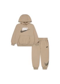 Jogginganzug Nike Sportswear "B NSW ITZ OVERSIZE FT PO SET", Jungen, Gr. 116 (6), hemp, Obermaterial: 60% Baumwolle, 40% Polyester. Unterteil: 60% Baumwolle, 40% Polyester, Sportanz&uuml;ge Jogginganzug, f&uuml;r Kinder, f&uuml;r sportliche Aktivit&auml;ten, sportlicher Stil