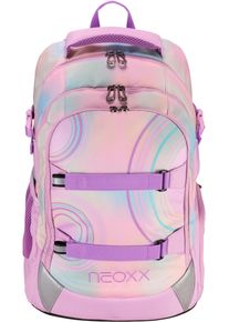 Schulrucksack neoxx "Active Pro", M&auml;dchen, Gr. B/H/T: 31cm x 45,5cm x 24cm, candy party, Polyester, Rucks&auml;cke Schulrucksack