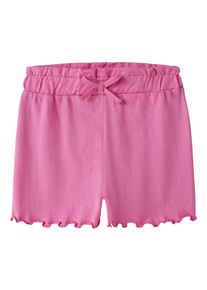 Shorts name it "NMFVIVIA SHORTS NOOS", Jungen, Gr. 92, N-Gr, strawberry moon, Sweatware, Obermaterial: 100% Baumwolle, unifarben, kurz, Hosen Shorts, Baumwolle, elastischer Bund, gewellter Saum