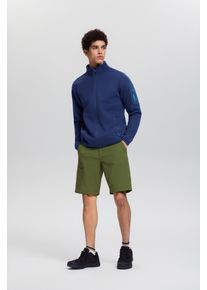 Fleecejacke Icepeak "BREDSTEDT", Damen, Gr. L, navy blau, Obermaterial: 100% Polyester, normal, Jacken Fleecejacke, sportlicher Stil, mit Stehkragen, mit Rei&szlig;verschlusstaschen, Topseller