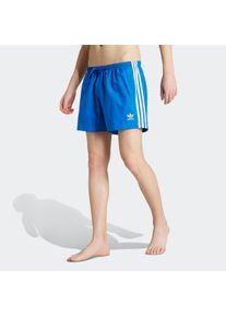 Badehose adidas Performance "ADICOLOR 3-STREIFEN 5-INCH", Herren, Gr. XL, N-Gr, blau, Obermaterial: 100% Polyester, Badehosen Badehose