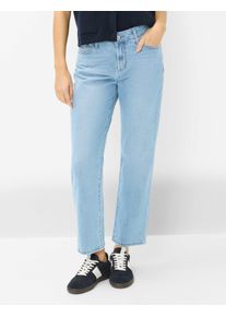 Brax Damen Five-Pocket-Hose Style MADISON S USED BLEACHED BLUE, denim hellblau, Gr. 34