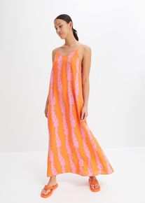 bonprix Tr&auml;gerkleid aus flie&szlig;ender Viskose, rosa, Gr.46, Sommerliches Maxi Webkleid, aus Viskose