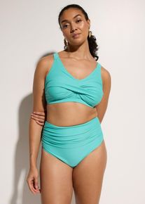 bonprix Light Shape-Bikini (2-tlg.Set) mit Wickeloptik, blau, Gr.42, Shape-Bikini mit Wickeloptik
