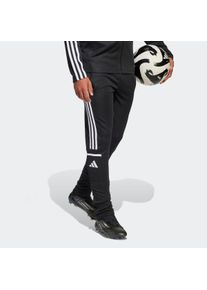 Trainingshose adidas Performance "SQUADRA 25 KINDER", Damen, Gr. 152, N-Gr, schwarz-wei&szlig; (schwarz, wei&szlig;,), Obermaterial: 100% Polyester, Hosen Trainingshose