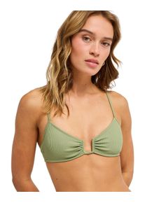 Bandeau-Bikini-Top Roxy "Roxy Love", Damen, Gr. XL, Cup B, oil gr&uuml;n, Obermaterial: 91% Nylon, 9% Elasthan;, Bikini-Oberteile Bandeau-Bikini-Top