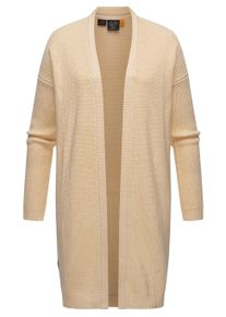 Strickjacke Ragwear "Strickjacke Nadina", Damen, Gr. L, beige, Obermaterial: 60% Baumwolle CO. 40% Polyacryl PAN., Strickjacken Strickjacke