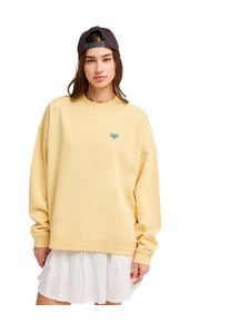 Sweatshirt Roxy "Lineup Oversized", Damen, Gr. XL, golden haze, Obermaterial: 55% Walkfrottier, 25% Walkfrottier, 20% Microfaser;, Sweatshirts Sweatshirt