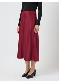 Midirock Y.A.S "YASPELLA HW MIDI SKIRT S. NOOS", Damen, Gr. XS (34), rot (tibetan rot), Web, Obermaterial: 97% Polyester, 3% Elasthan, unifarben, regular fit wadenlang, R&ouml;cke Midirock