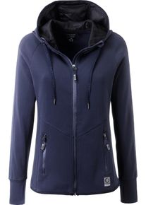 Cordjacke LPO "Damen-Sportjacke-Veloria", Damen, Gr. 40/42 (M), blau (night sky), 47% Baumwolle, 46% Polyester, 7% Elasthan, Jacken Cordjacke