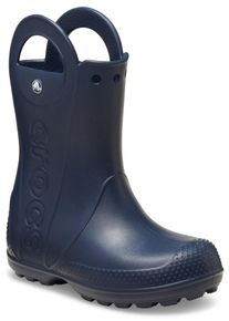 Gummistiefel Crocs "Toddler Handle It Rain Boot", M&auml;dchen, Gr. 27, blau (navy), Croslite&trade;, Schuhe Gummistiefel, Regenstiefel, Matschstiefel mit reflektierenden Logos