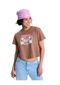 T-Shirt Roxy "Endless Weekends", Damen, Gr. XS, braunie, Obermaterial: 100% Walkfrottier;, Shirts T-Shirt