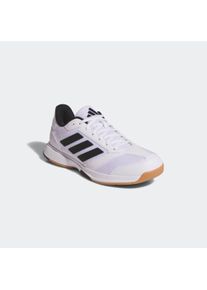 Hallenschuh adidas Performance "LIGRA 8 INDOOR", Herren, Gr. 47, schwarz-wei&szlig; (cloud wei&szlig;, core schwarz, ftwr wei&szlig;), Synthetik, Textil, Schuhe Hallenschuh, geeignet f&uuml;r jeden Hallensport