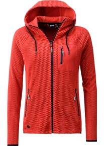 Fleecejacke LPO "Weya", Damen, Gr. 36 (S), poppy rot, 100% Polyester, regular fit, Jacken Fleecejacke, auch in Gro&szlig;en Gr&ouml;&szlig;en