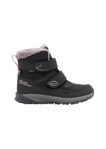 Winterstiefel Jack Wolfskin "POLAR BEAR-G TEXAPORE MID VC K", M&auml;dchen, Gr. UK 9 - EU 27, Normalschaft, grau (phantom), Hauptmaterial: Synthetic. .Second Material: Textile. Futter: Texapore Core .Sole: Rubber / EVA. 100% Rubber/ EVA, Schuhe Winterstiefel