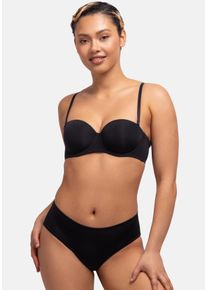 Balconette-BH Dorina "Michelle", Damen, Gr. 85, Cup B, schwarz, Microtouch, Obermaterial: 64% Polyamid, 26% Polyester, 10% Elasthan, unifarben, bequem, BHs Balconette-BH, mit vorgeformten Cups, abnehmbare Tr&auml;ger