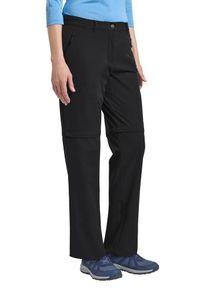Zip-off-Hose Jack Wolfskin "PICO TRAIL ZIP OFF PANTS W", Damen, Gr. 46, schwarz, Obermaterial: 100% POLYESTER. Futter: 100% POLYESTER, Hosen Zip-off-Hose