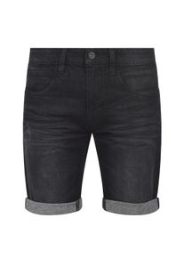 Jeansshorts INDICODE "Jeansshorts IDQuentin", Herren, Gr. L, N-Gr, schwarz, Web, Obermaterial: 98% Baumwolle CO. 2% Elasthan EL., unifarben, Basic, regular fit kurz, Jeans Jeansshorts