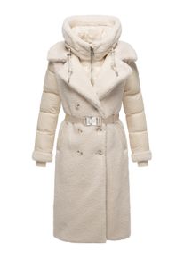Wintermantel Navahoo "Wintermantel Kuscheltraum 14", Damen, Gr. L, wei&szlig; (sanftes wei&szlig;), Obermaterial: 100% Polyester PES. Obermaterial: Futter: 100% Polyester PES. 100% Polyester PES., M&auml;ntel Wintermantel