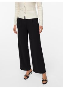 V&eacute;ro Moda Anzughose VERO MODA "VMSTAR PANTS JRS GA NOOS", Damen, Gr. M (38), L&auml;nge 30, schwarz, Jersey, Obermaterial: 95% Polyester, 5% Elasthan, unifarben, loose fit normal, Hosen Anzughose