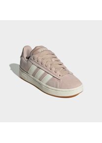 Sneaker adidas Sportswear "GRAND COURT ALPHA", Damen, Gr. 43, braun (wonder taupe, sanftes wei&szlig;, vapour grau), Leder, Textil, Schuhe Sneaker, inspiriert vom Design des adidas campus 00