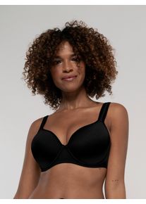 B&uuml;gel-BH Dorina "Rachel", Damen, Gr. 95, Cup C, schwarz, Obermaterial: 72% Polyamid, 28% Elasthan, unifarben, BHs B&uuml;gel-BH, mit Schale, nahtlos vorgeformte Cups, gepolsterte Tr&auml;ger