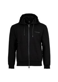 Sweatshirt Armani Exchange "Sweatjacke Sweatshirt", Herren, Gr. XL, schwarz, Obermaterial: 100% Baumwolle CO., Sweatshirts Sweatshirt