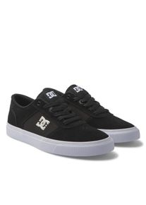 Sneaker DC Shoes "Teknic", Herren, Gr. 9(42), schwarz-wei&szlig; (schwarz, wei&szlig;), Obermaterial:Obermaterial: Leder (Kuh) / Futter: Textil / Au&szlig;ensohle: Gummi;, Schuhe Sneaker