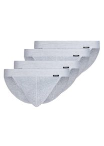 Slip Skiny "Slip 4er Pack", Herren, Gr. S, grau, Obermaterial: 100% Baumwolle CO., Unterhosen Slip