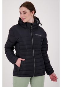 Steppjacke DEPROC Active "GILMOUR II W", Damen, Gr. 40/42 (M), grau (anthrazit), 100% Polyester, mit Gummizug, Jacken Steppjacke, auch in Gro&szlig;en Gr&ouml;&szlig;en erh&auml;ltlich