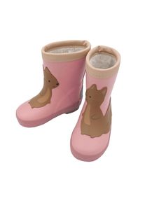 Gummistiefel MaxiMo, M&auml;dchen, Gr. 21, rosa (rose tan), Obermaterial: 100% Gummi. Futter: 100% Polyester, Schuhe Gummistiefel, gef&uuml;ttert, Profilsohle, reflektierende Details, wasserdicht, mit Patch