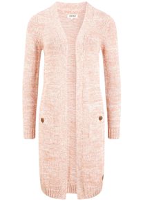 Strickjacke oxmo "Strickjacke OXPhiletta", Damen, Gr. S, rosa (cameo braun), Obermaterial: 100% Baumwolle CO., Strickjacken Strickjacke