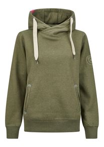 Kapuzenpullover SALZHAUT "Hoodie S&Uuml;NN", Damen, Gr. M, gr&uuml;n (seagrass), Obermaterial: 55% Baumwolle CO. 45% Polyester PES., Pullover Kapuzenpullover