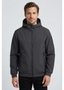 Softshelljacke Icepeak "MANGHAM", Herren, Gr. 46, anthrazit, Obermaterial: 100% Polyester, Jacken Softshelljacke