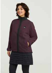 Fleecejacke Jack Wolfskin "SUMETRO FZ W", Damen, Gr. XL (46), amaranth, Obermaterial: 100% Polyester. Futter: 100% Polyester, Jacken Fleecejacke