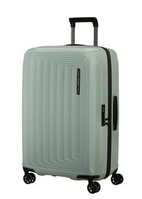 Hartschalen-Trolley Samsonite "NUON, verschiedene Gr&ouml;&szlig;en und Farben", Damen, Gr. B/H/T: 45cm x 69cm x 28cm 79 l, mineral gr&uuml;n, Polycarbonat, unifarben, Koffer Hartschalen-Trolley, Hartschalen-Koffer TSA-Zahlenschloss Volumenerweiterung bei S/XL