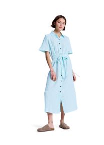 Sommerkleid Roxy "Island Escape Stripe", Damen, Gr. XXL, US-Gr&ouml;&szlig;en, coconut milk regular stripe, Obermaterial: 80% Walkfrottier, 20% Leinen;, Kleider Sommerkleid