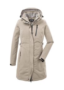 Parka Killtec "KOW 165 WMN PRK", Damen, Gr. 40, helltaupe, Obermaterial: 100% Polyester;Futter: 100% Polyester;F&uuml;llung: 100% Polyester, Jacken Parka, Wasser- und winddichter Parka mit Teddyfleece und abnehmbarer Kapuze