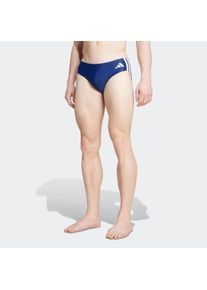 Badehose adidas Performance "3-STREIFEN", Herren, Gr. 8 (L), N-Gr, blau (dunkelblau, wei&szlig;), Obermaterial: 78% Polyamid, 22% Elasthan, Badehosen Badehose