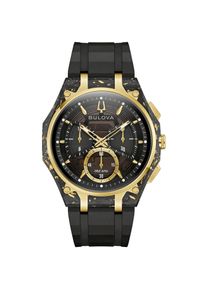 Chronograph Bulova "Curv", schwarz, Armbanduhren, Herren, Chronograph, Quarzuhr, Armbanduhr, Herrenuhr, analog, Stoppfunktion