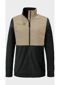 Sch&ouml;ffel Fleecejacke SCH&Ouml;FFEL "Fleece Jk Style Maghera WMN", Damen, Gr. 44, 9990, schwarz, Oberstoff: 100% Polyester; Oberstoff Besatz: 100% Polyester, regular fit, hoch geschlossener Ausschnitt, Jacken Fleecejacke