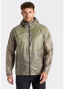 Regenjacke CMP, Herren, Gr. 58, sage, Obermaterial: 100% Polyamid, Jacken Regenjacke, w&auml;rmend, &Uuml;bergangsjacke