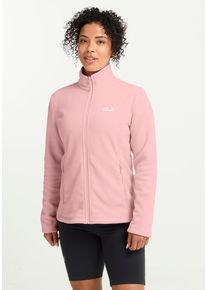 Fleecejacke Jack Wolfskin "TAUNUS 200 FZ W", Damen, Gr. XS, rosegarden, Obermaterial: 100% POLYESTER. Futter: 100% POLYESTER, Jacken Fleecejacke