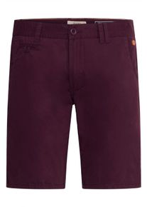 Chinoshorts Blend "Chinoshorts BHSasuke", Herren, Gr. 3XL, N-Gr, rot (wine rot), Obermaterial: 100% Baumwolle CO., Hosen Chinoshorts