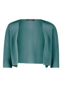 Bolero Vera Mont "Strickbolero langarm", Damen, Gr. M, gr&uuml;n (schwarz emerald), Obermaterial: 62% Viskose CV. 34% Polyamid PA. 4% Elasthan EL., Strickjacken Bolero