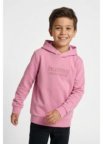 Kapuzensweatshirt Hummel, M&auml;dchen, Gr. 134-140, polignac, Obermaterial: 60% Baumwolle, 40% Polyester, normal, Rundhals, Sweatshirts Kapuzensweatshirt