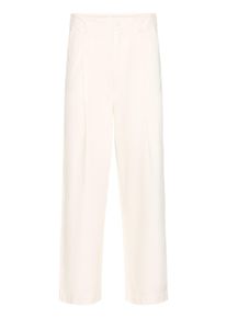 Leinenhose Casual Friday "Leinenhose CFValer Pleated", Damen, Gr. 33, L&auml;nge 32, beige (marshmallow), Obermaterial: 85% Baumwolle CO. 15% Leinen LI., Hosen Leinenhose