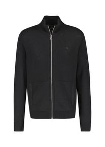 Strickjacke Lerros "Schurwoll-Strickjacke mit Kaschmiranteil", Herren, Gr. XL, schwarz, 88% Schurwolle, 12% Kaschmir, Strickjacken Strickjacke
