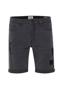 !Solid Jeansshorts SOLID "Jeansshorts SDNoyton", Herren, Gr. L, N-Gr, grau (grau denim), Obermaterial: 98% Baumwolle CO. 2% Elasthan EL., Jeans Jeansshorts
